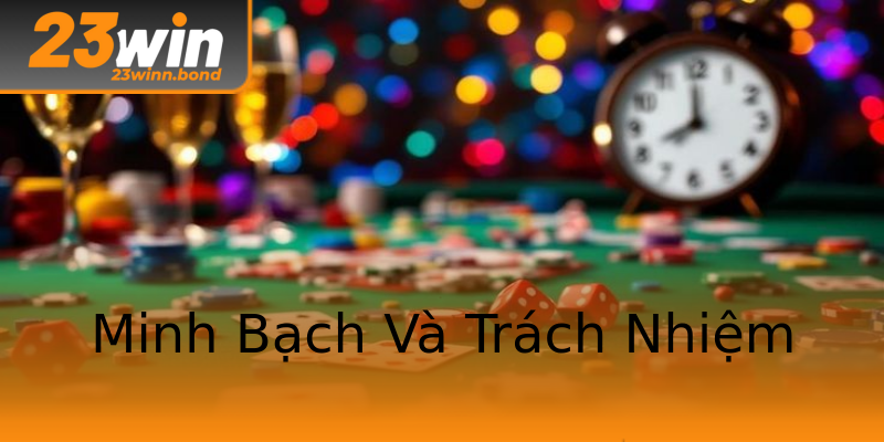 Minh Bạch Và Trách Nhiệm Minh Bạch Và Trách Nhiệm